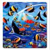 12 X 18 Satin Metal Sign - Angel Fish view 1