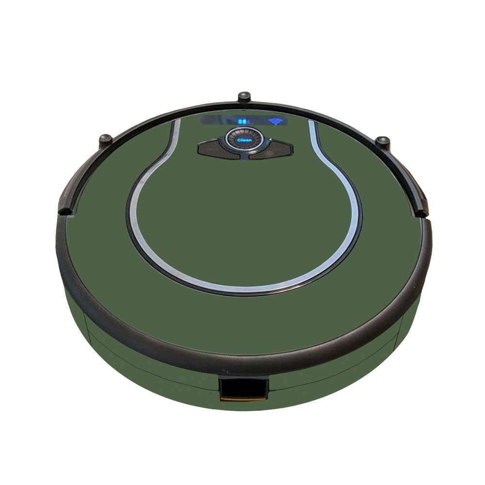 MightySkins Skin Compatible with Shark Ion Robot 750 Vacuum - Solid Olive | Protective, Durable, and Unique Vinyl Decal wrap Cover | Easy to Apply, Remove, and Change Styles | Made in The USA