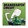 12 X 12 Vintage Metal Sign - Brands Hatch view 1