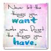 12 X 18 Satin Metal Sign - The Things You Want view 1