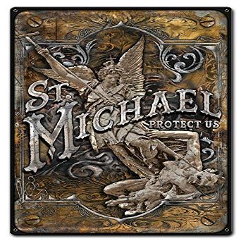12 X 18 - Metal Sign - St Michaels Protect