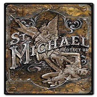 12 X 18 - Metal Sign - St Michaels Protect