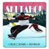 12 X 18 Satin Metal Sign - Ski Tahoe view 1