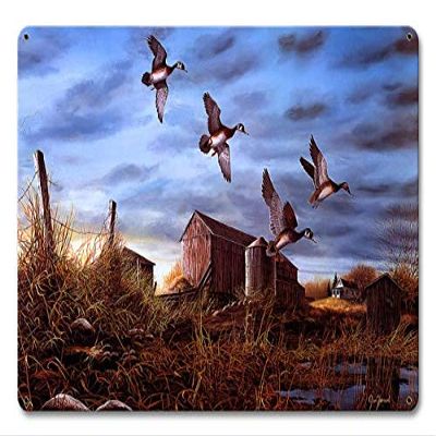 12 X 18 Satin Metal Sign - Seasons End