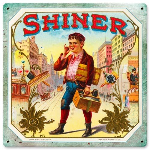 12 X 12 Vintage Sign - Shiner