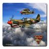 12 X 15 Satin Metal - Sign P-40 Flying Tigers view 1