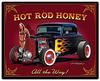 24 X 30 Satin Metal Sign - Hot Rod Honey view 1