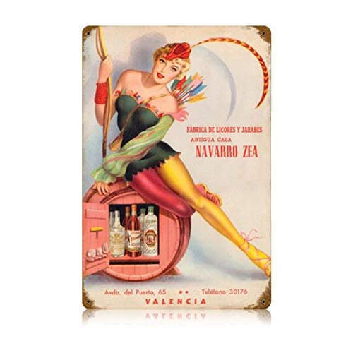 12 X 18 Vintage Metal Sign - Navarro Zea
