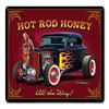 12 X 15 Satin Metal Sign - Hot Rod Honey view 1