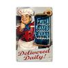 12 X 18 Satin Metal Sign - Fresh Bread Daily view 1