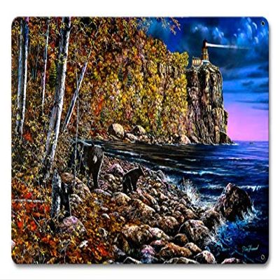 12 X 18 Satin Metal Sign - North Shore Visitors