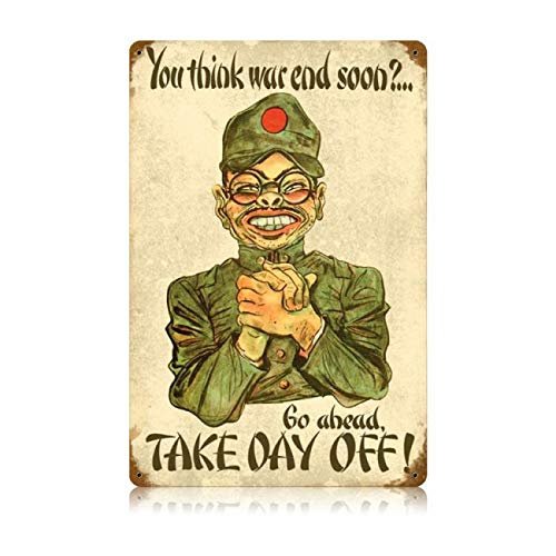 12 X 18 - Vintage Metal Sign - Take Day Off
