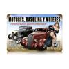 12 X 18 Vintage Metal Sign - Motors Y Mujeres view 1