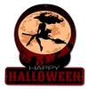 12 X 15 Satin Plasma Metal - Halloween Witch Plasma view 1