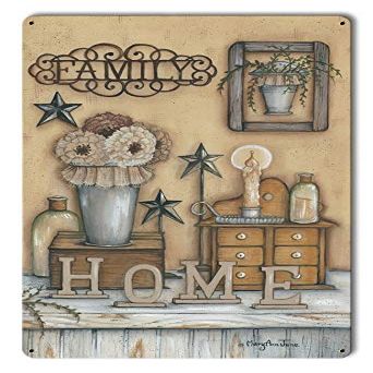 12 X 18 Satin Metal Sign - Family Home