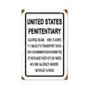 12 X 18 Vintage Metal Sign - Alcatraz view 1