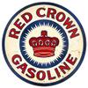 42 X 42 Round Metal Sign - Red Crown Gas Xl view 1