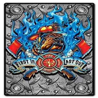 12 X 18 - Metal Sign - First In Last Out