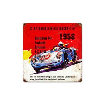 12 X 12 Vintage Metal Sign - Meisterschaften