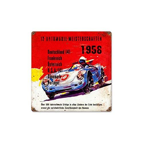 12 X 12 Vintage Metal Sign - Meisterschaften