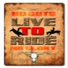 12 X 18 Satin Metal Sign - No Guts No Glory view 1