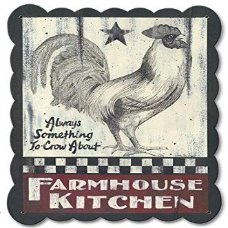 12 X 18 Plasma Metal Sign - Farmhouse Kitchen
