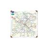 12 X 12 Vintage Metal Sign - Paris Metro view 1