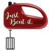 11 X 13 Plasma Metal Sign - Just Beat It view 1