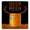 12 X 18 Satin Metal Sign - Beer Hunt Beer In That Order view 1