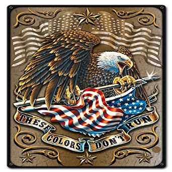 12 X 18 - Metal Sign - These Colors