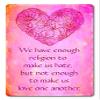 12 X 18 Satin Metal Sign - We Have Enough/W Wood Frame/W Wood Frame view 1