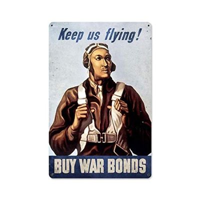 12 X 18 Metal Sign - Tuskegee Keep Us Flying