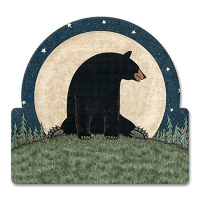 11 X 12 Plasma Metal Sign - Bear Moon