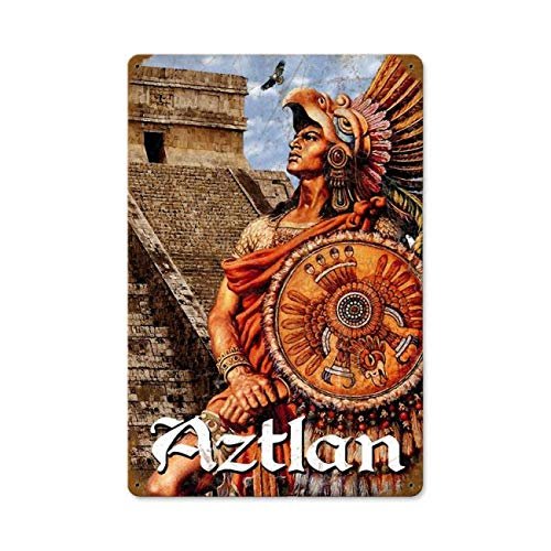 12 X 18 Vintage Metal Sign - Aztlan