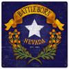 12 X 12 Satin Metal - Sign Battle Born Nevada view 1