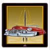 12 X 18 Satin Metal Sign - 50 Cadi Red view 1