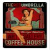 12 X 18 Metal Sign - Red Umbrella Coffee view 1
