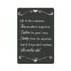 12 X 18 Satin Metal - Sign Life Is Like A Camera view 1