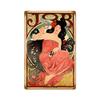 12 X 18 Vintage Metal Sign - Mucha Job/W Wood Frame/W Wood Frame view 1