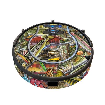 MightySkins Skin Compatible with Shark Ion Robot 750 Vacuum Minimal Coverage - Fish Puzzle | Protective, Durable, and Unique Vinyl wrap Cover | Easy to Apply, Remove | Made in The USA