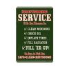 12 X 18 Metal Sign - Friendly Service/W Wood Frame/W Wood Frame view 1