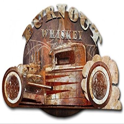 26 X 13 Satin 3D-Metal Signs - Rb167-3-D Hot Rod Metal Sign