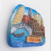 3D 5 Tourist Attractions of Italy Fridge Magnet,Home & Kitchen Decoration Magnetic Sticker, Italy Refrigerator Magnet Travel Souvenir Gift view 2