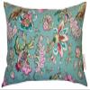 TangDepot Cotton Floral Cushion Cover 12"x18" Lush Floral-Green view 1