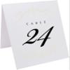 Classic Flourish Wedding Table Numbers, Ivory, 1-80, Double Sided, Tent or Use in a Stand, Great for Parties & Restaurants - Made in the USA view 2