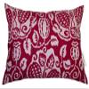 TangDepot Cotton Floral Cushion Cover 12"x18" Watermelon-Red view 1