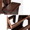 Stepladders Folding Step Stool 3 Steps Wooden/Ladder Chair Stool Treadle Lightweight and Folding Household Home Library Loft Heavy Duty Capacity150 kg view 4