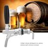 G5/8 Adjustable Beer Dispenser Tap Stainless Steel Chrome Plating Flows Control Faucet for Home Bar Beer Brewing(Silver) view 3