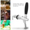 G5/8 Adjustable Beer Dispenser Tap Stainless Steel Chrome Plating Flows Control Faucet for Home Bar Beer Brewing(Silver) view 4