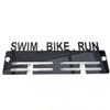 Swim Bike Run Medal Hanger - Yellow Acrylic view 1